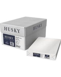 Domtar Husky Opaque Offset Multipurpose Paper, Tabloid Size (11in x 17in), 94 Brightness, 60 Lb, White, 500 Sheets Per Ream, Carton Of 5 Reams