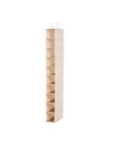 Honey-Can-Do 10-Shelf Hanging Vertical Closet Organizer, Canvas, 54inH x 12inW x 12inD, Green/Natural Bamboo
