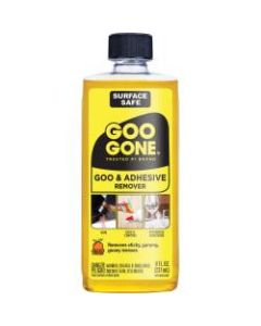 Goo Gone Gum/Glue Remover - Liquid - 8 fl oz (0.3 quart) - Citrus Scent - 12 / Carton - Orange