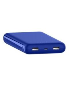 Mophie PowerBoost 20K Portable Battery, 6.77inH x 3.35inW x 0.87inD, Blue, 401103998