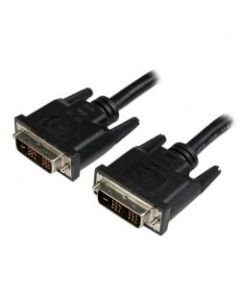 StarTech.com 18in DVI-D Single Link Cable - M/M , with a short 18-inch cable - DVI-D Single Link Cable - DVI-D Cable - 18in Male to Male DVI-D Cable - 18in DVI-D Single Link Digital Video Monitor Cable M/M Black - 1920x1200