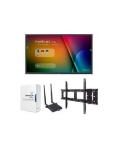 ViewSonic ViewBoard IFP5550-M1 Interactive Flat Panel MDM Bundle 1 - 55in Diagonal Class (54.6in viewable) LED display - interactive - with built-in media player and touchscreen (multi touch)