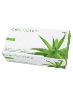 Medline AloeTouch Ice Nitrile Gloves, X-Large, Clear, Box Of 180