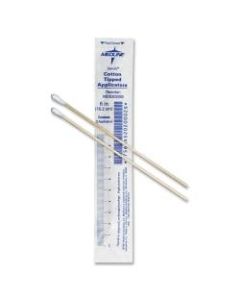 Medline Cotton Tip Applicators, 3in, Sterile, White, Box Of 200