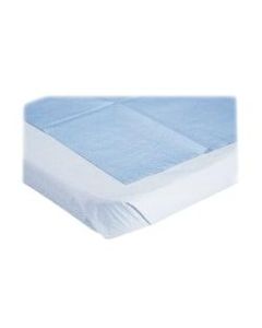 Medline Disposable Stretcher Sheets, 72inL x 40inW, Blue, Box Of 50