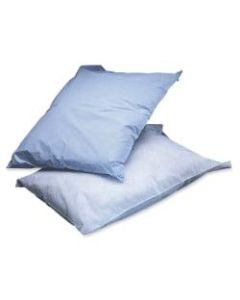 Medline Disposable Pillow Covers, 21in x 30in, Blue, Box Of 100