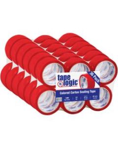 Tape Logic Carton Sealing Tape, 2in x 55 Yd., Red, Case Of 36