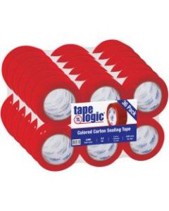 Tape Logic Carton Sealing Tape, 2in x 110 Yd., Red, Case Of 36
