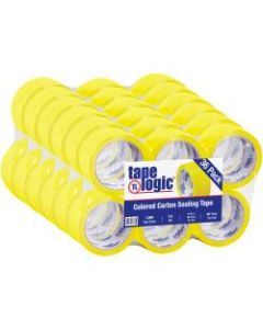 Tape Logic Carton Sealing Tape, 2in x 55 Yd., Yellow, Case Of 36