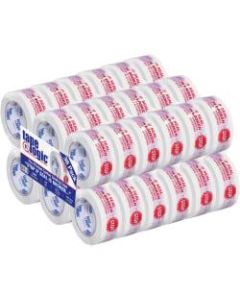 Tape Logic Pre-Printed Carton Sealing Tape, "Stop If Seal Is Broken", 2in x 110 Yd., Red/White, Case Of 36