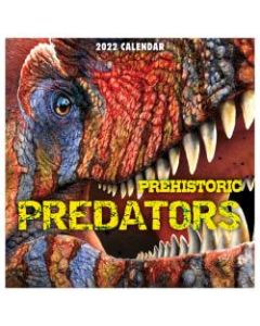 TF Publishing Animal Wall Calendar, 12in x 12in, Prehistoric Predators, January To December 2022