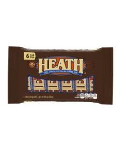 Hersheys HEATH Toffee Bars, 0.7 Oz, 6 Bars Per Bag, Pack Of 2 Bags