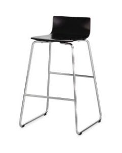 Safco Bosk Stool, Espresso/Chrome