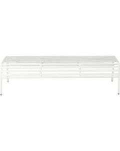 Safco CoGo Indoor/Outdoor Steel Bench, White