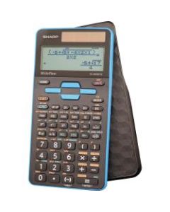 Sharp EL-W535TGBBL Scientific Calculator, Black/Blue