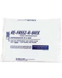 Re-Freez-R-Brix Cold Bricks, 11 1/4inH x 9 1/4inW x 1inD, White, Case Of 12