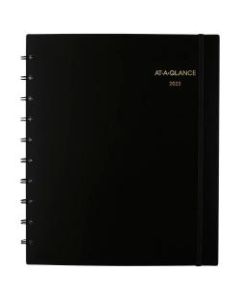 AT-A-GLANCE Move-A-Page Monthly Planner, 8-3/4in x 11in, Black, January To December 2022, 70260E05