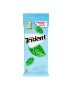Trident Mint Bliss Gum, 14 Pieces Per Pack, Bag Of 3 Packs, Box Of 3 Bags