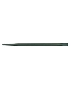 Line-Up Pry Bar, 30, 7/8, Offset Chisel/Straight Tapered Point, Black Oxide