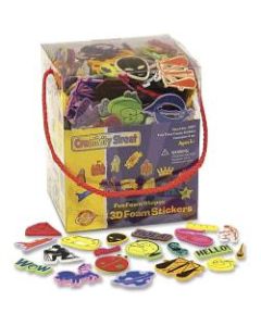 Creativity Street Fun Foam Shapes 3D Foam Stickers - Project - Recommended For 5 Year - 1 Each - Assorted - Foam