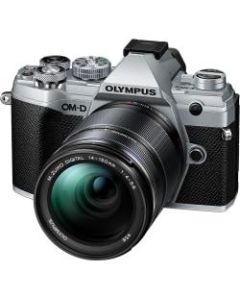 Olympus OM-D E-M5 Mark III 20.4 Megapixel Mirrorless Camera with Lens - 14 mm - 150 mm - Silver - Autofocus - 3in Touchscreen LCD - 10.7x Optical Zoom - Optical (IS) - 5184 x 3888 Image - 4096 x 2160 Video - HD Movie Mode - Wireless LAN