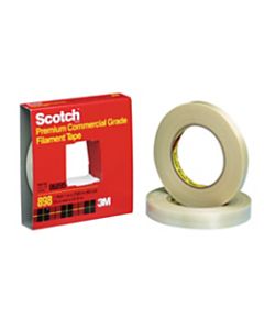 Scotch 898 High-Performance Filament Tape, 3in Core, 1in x 60 Yd.