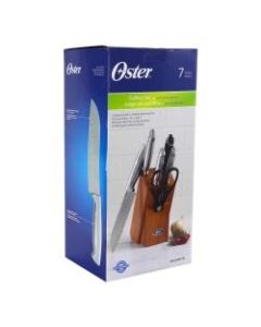 Oster Baldwyn Stainless-Steel 7-Piece Cutlery Set, Silver