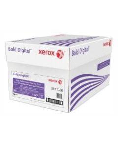 Xerox Bold Digital Printing Paper, Letter Size (8 1/2in x 11in), 100 (U.S.) Brightness, 28 Lb, FSC Certified, Ream Of 500 sheets, Case of 8 reams