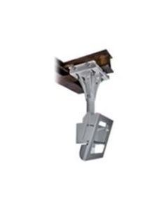 Peerless I-beam Mount FPECMI-01 - Mounting kit (ceiling plate, I-beam clamp, pole) - stainless steel - stone gray - screen size: 40in-55in - mounting interface: 406 x 406 mm