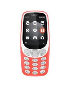 Nokia 3310 TA-1036 Cell Phone, Warm Red