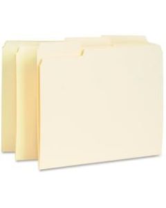 Business Source Manila Interior File Folders, Letter Size, Manila, Box Of 100 Folders