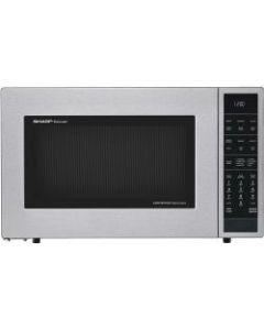 Sharp Convection Microwave Oven SMC1585BS - Combination - 11.22 gal Capacity - Convection, Microwave, Roasting, Baking, Browning - 10 Power Levels - 900 W Microwave Power - 15.40in Turntable - 120 V AC - Ceramic, Stainless Steel, Glass - Countertop