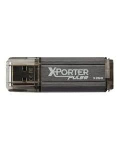 Patriot Memory Xporter Pulse USB 2.0 Flash Drives (Black) - 32 GB - USB 2.0 - Black - 2 Year Warranty