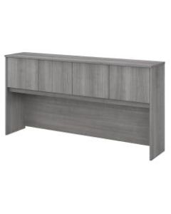 Bush Business Furniture Studio C 72inW Hutch, Platinum Gray, Standard Delivery