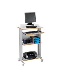 Safco Muv Fixed Height Stand-Up Workstation, Gray