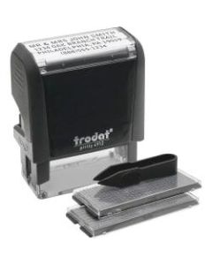 U.S. Stamp And Sign Custom Self-Inking Dater Stamp, 0.75inW x 1.88inL