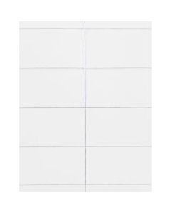 Advantus Adhesive Name Badges, AVT97059, 2 21/64inH x 3 3/8inW, Rectangle, Laser/Inkjet, White, Box Of 200