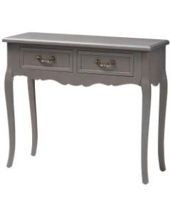 Baxton Studio French Country Cottage Console Table, 30-5/16inH x 35-7/16inW x 13inD, Gray