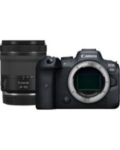 Canon EOS R6 20.1 Megapixel Mirrorless Camera with Lens - 24 mm - 105 mm - Autofocus - 3in Touchscreen LCD - 4.3x Optical Zoom - Sensor-shift (IS) - 5472 x 3648 Image - 3840 x 2160 Video - HD Movie Mode - Wireless LAN