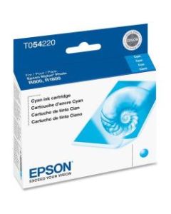 Epson T0542 UltraChrome Cyan Ink Cartridge, T054220