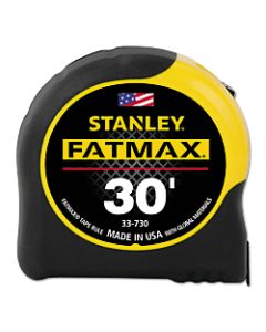 FatMax Classic Tape Measure, 1-1/4 in W x 30 ft L, SAE, Black/Yellow Case