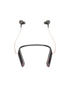 Poly Voyager 6200 UC - Headset - ear-bud - over-the-ear mount - Bluetooth - wireless - active noise canceling - black - Certified for Microsoft Teams