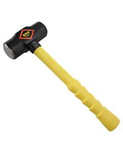 Ergo-Power Double-Face Steel-Head Sledge Hammer, 4 lb Head, 14 in Super Grip Handle