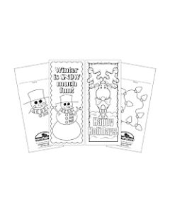 Barker Creek Bookmark Duets, Celebrate Winter, Pack Of 60