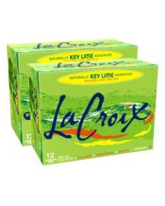 LaCroix Sparkling Water, 12 Oz, Key Lime, 12 Cans Per Pack, Case Of 2 Packs