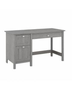 Bush Furniture Broadview 54inW Computer Desk with Drawers, Modern Gray, Standard Delivery