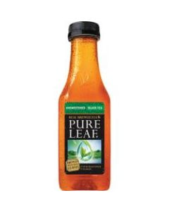 Pure Leaf Unsweetened Black Tea, 18 Oz, Carton Of 12
