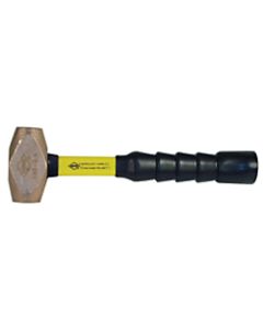 Classic Nuplaglas Non-Sparking Brass Hammer, 1-1/2 lb Head, 12 in SG Handle