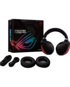 Asus ROG Strix Fusion 300 Headset - Stereo - USB, Mini-phone (3.5mm) - Wired - 32 Ohm - 20 Hz - 20 kHz - Over-the-head - Binaural - Circumaural