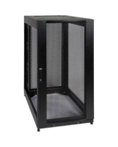 Tripp Lite 25U Rack Enclosure Server Cabinet Doors No Sides 3000lb Capacity - 25U Rack Height x 19in Rack Width - Black - 2250 lb Dynamic/Rolling Weight Capacity - 3000 lb Static/Stationary Weight Capacity